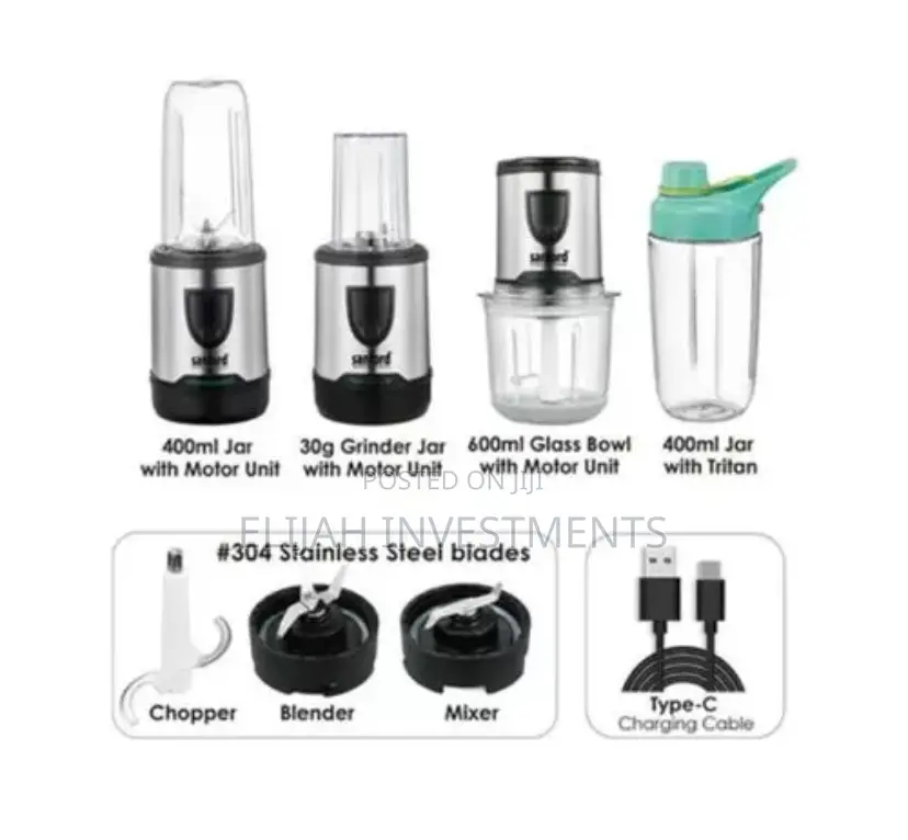 Sanford 5 In1food Processor Chopper Mixer Coffee Grinder
