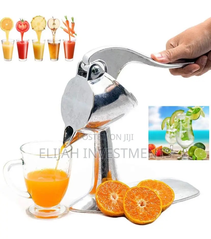 Stainless Steel Manual Fruit Squeezer Hand Press Juicer