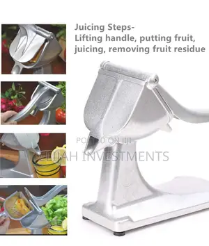 Stainless Steel Manual Fruit Squeezer Hand Press Juicer