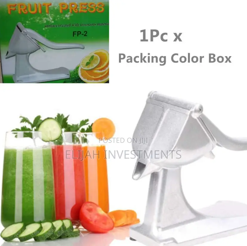 Stainless Steel Manual Fruit Squeezer Hand Press Juicer