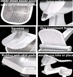 Stainless Steel Manual Fruit Squeezer Hand Press Juicer