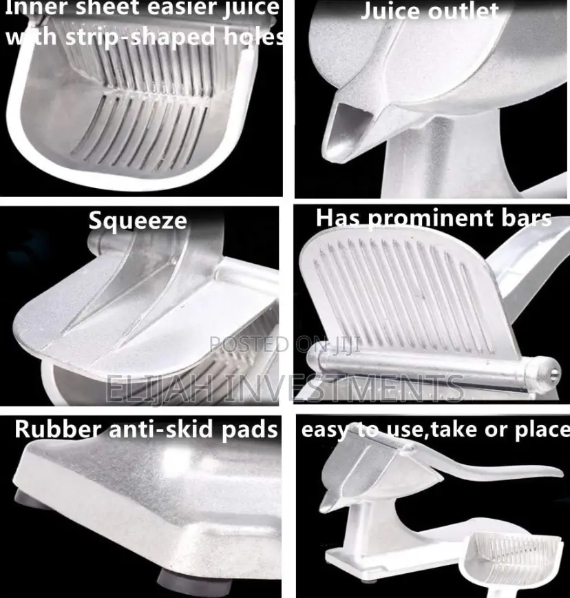 Stainless Steel Manual Fruit Squeezer Hand Press Juicer