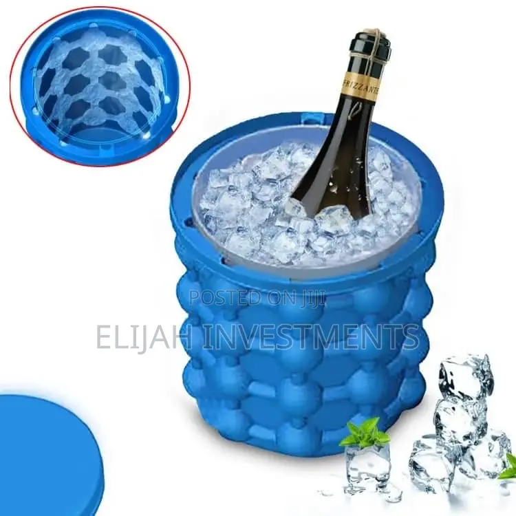 Standard Multicolor Silicone Ice Cube Holder/ Bucket