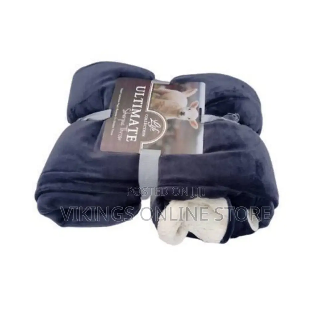 Soft Fleece Blanket - Navy Blue