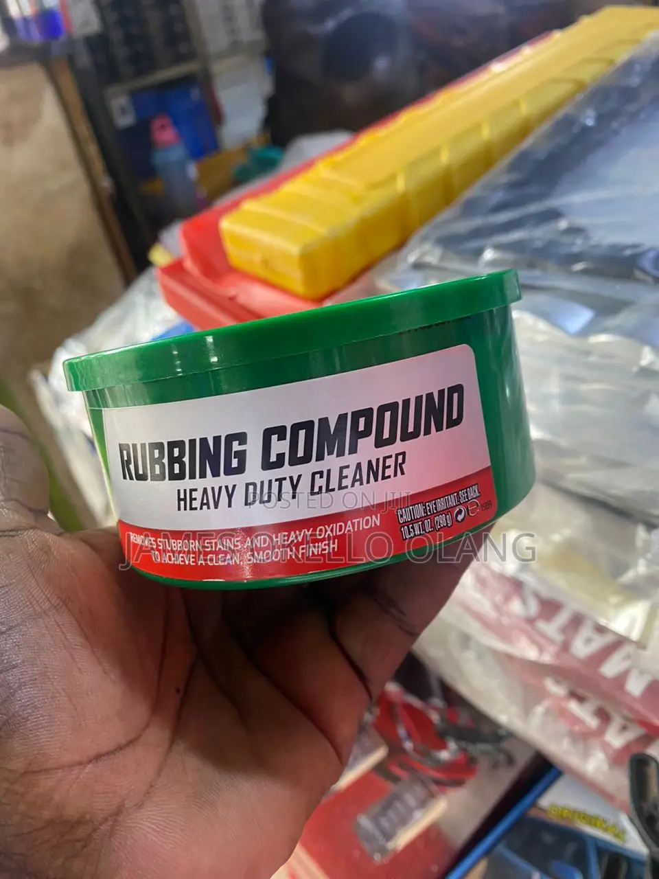 Rubbing Compound Available
