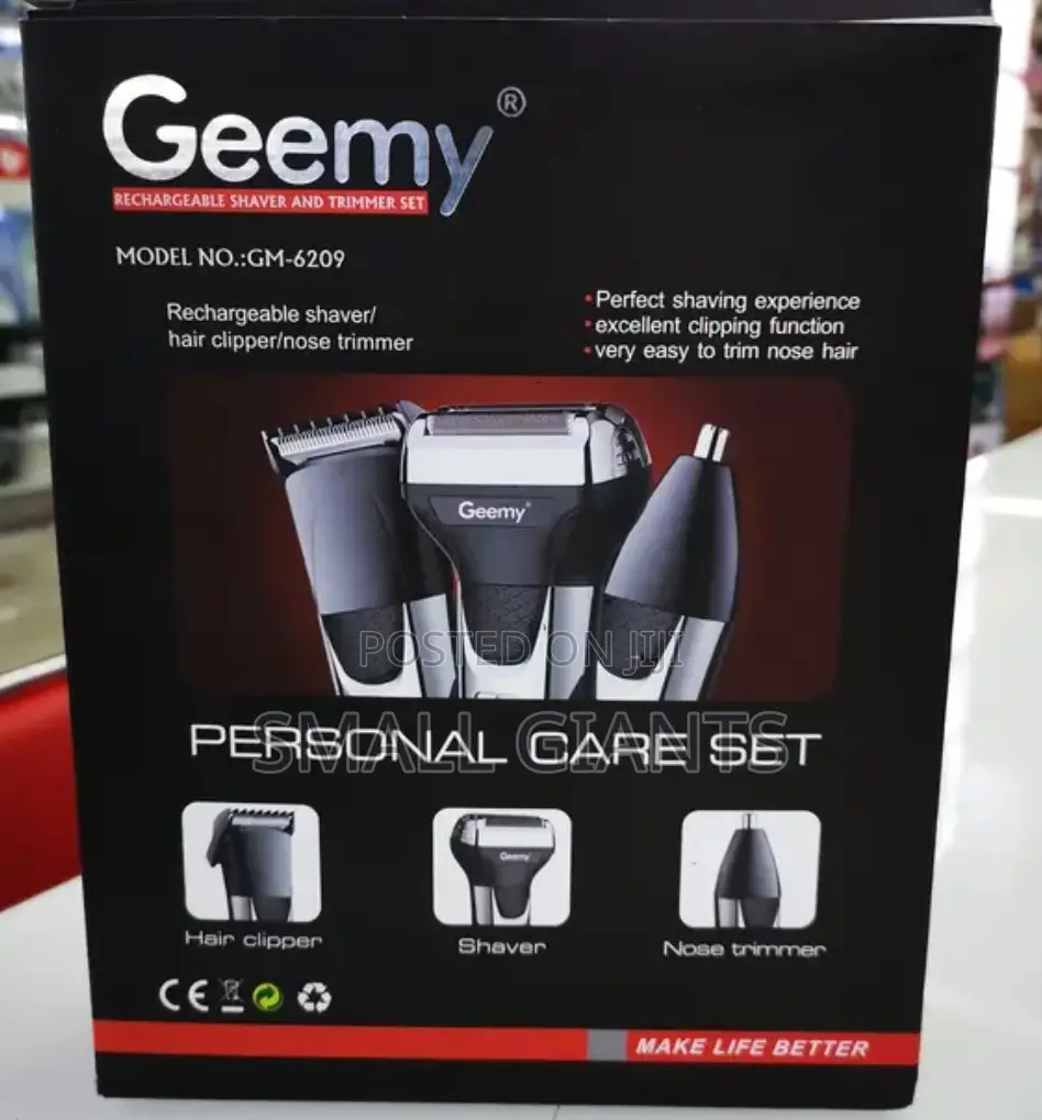 Geemy Portable 3 in 1 Trimmer and Shaver Machine