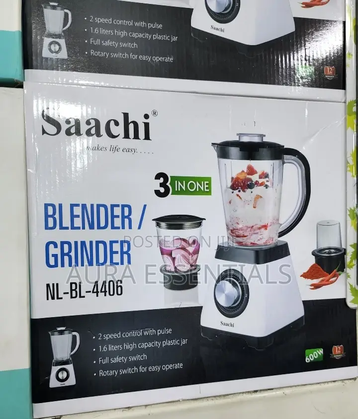 Saachi 3 in 1 Blender 1.6L