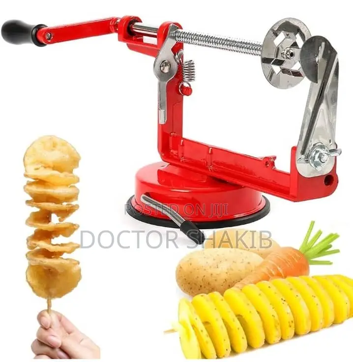 New Stylish Stainless Steel French Fries Spiral Cutter