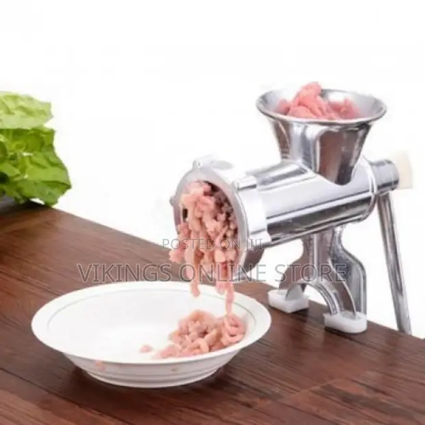 8size Manual Meat Grinder Mincer Mini Sausage Machine-Silver in