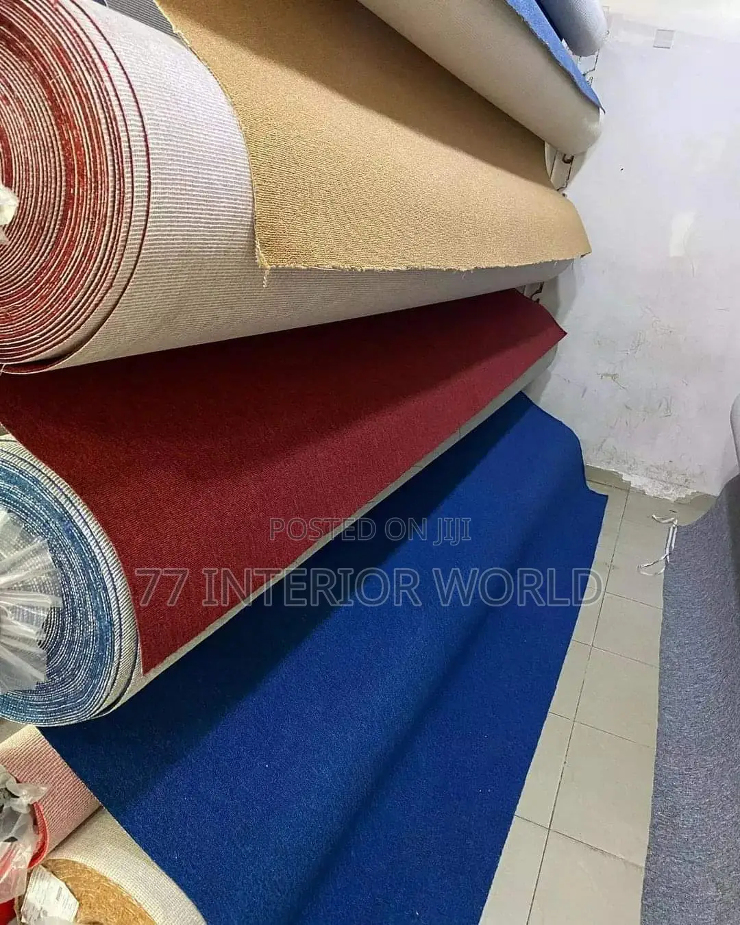 Plain Coloured Woolen Carpets/ Office Carpets