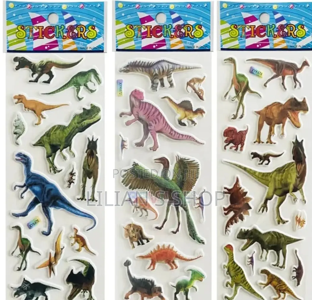 1sheet Little Dinosaur 3D Stickers