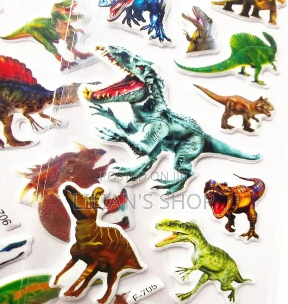1sheet Little Dinosaur 3D Stickers