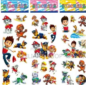 Paw Patrol 3D Cartoon Stickers
