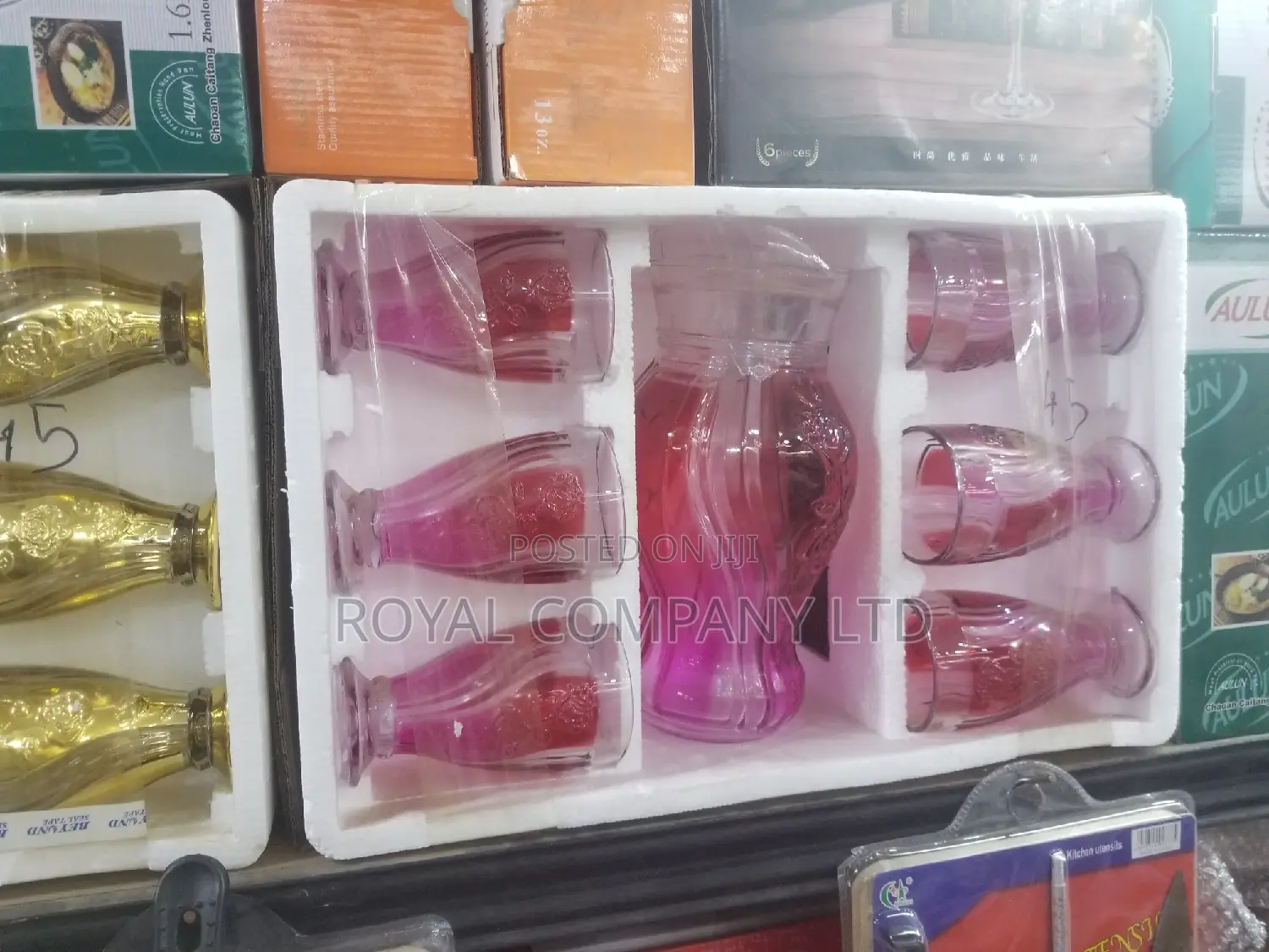 Glasses and a Jug /a Family Set
