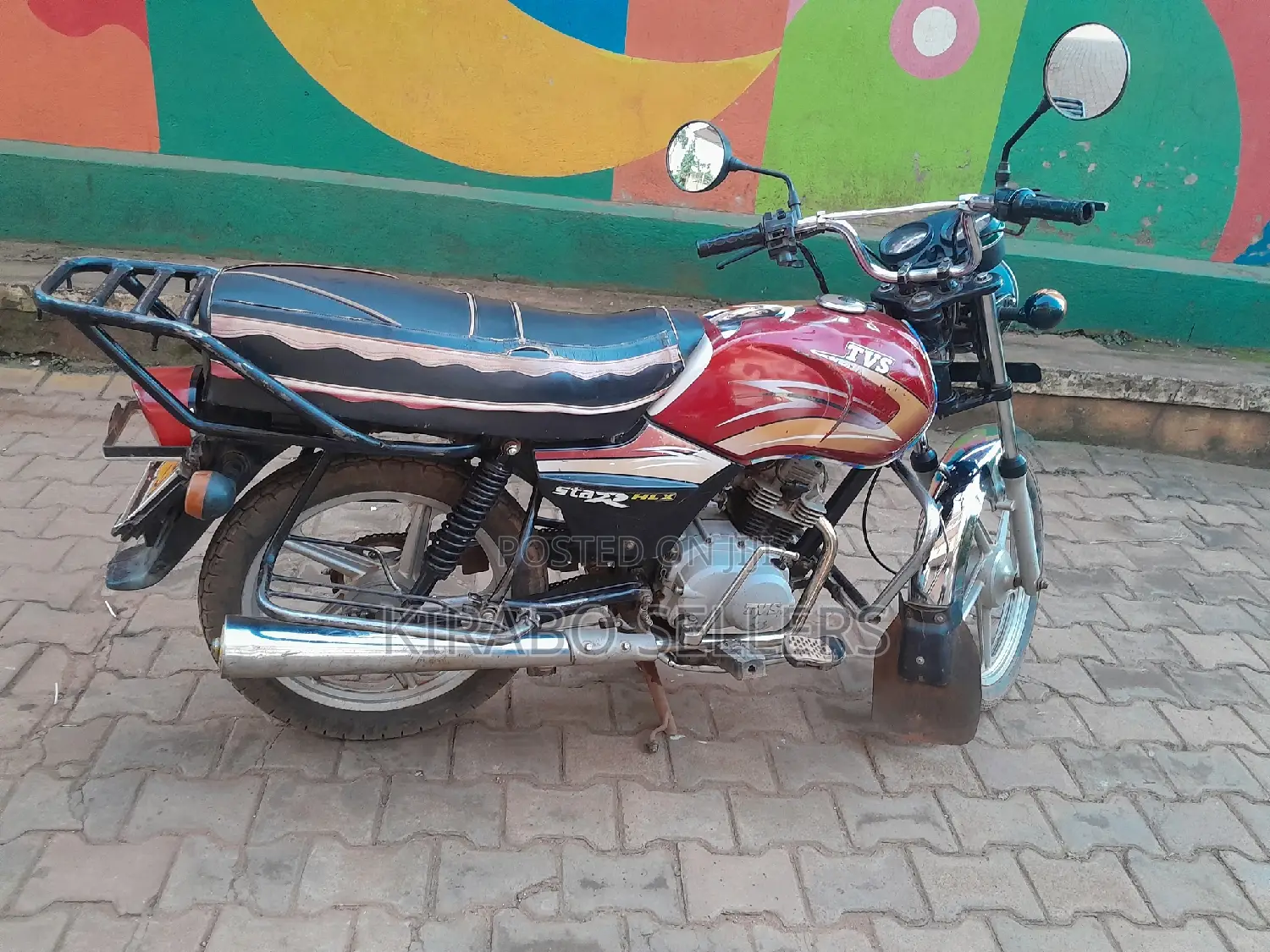 TVS XL 100 2016 Red