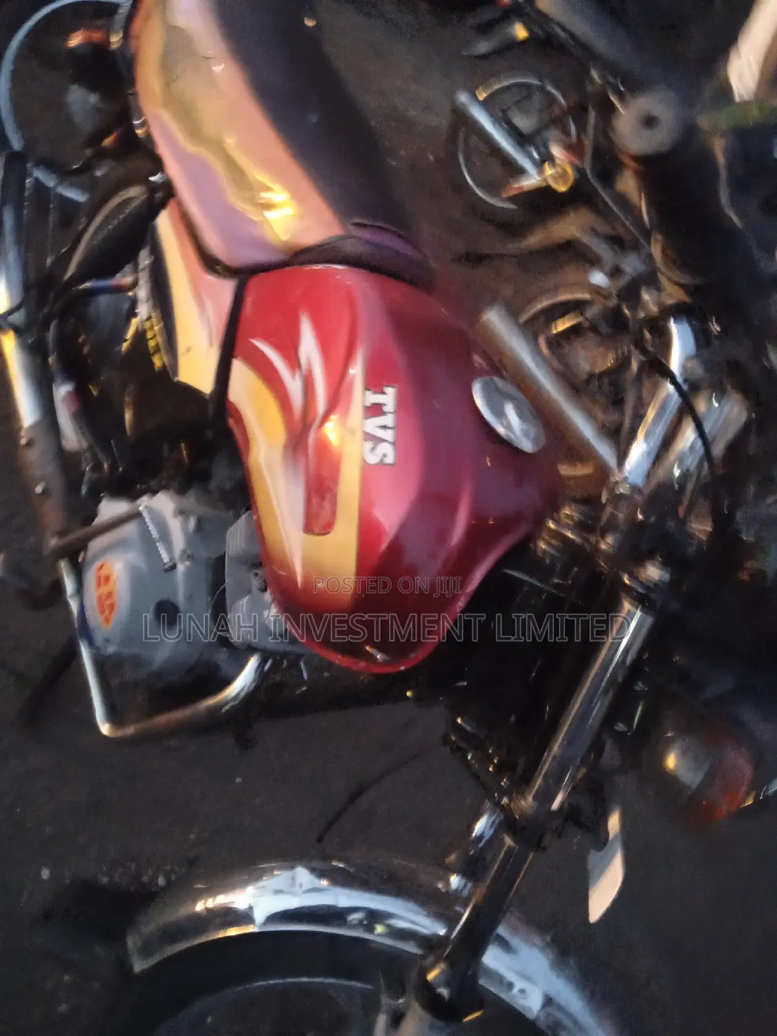 TVS XL 100 2022 Red