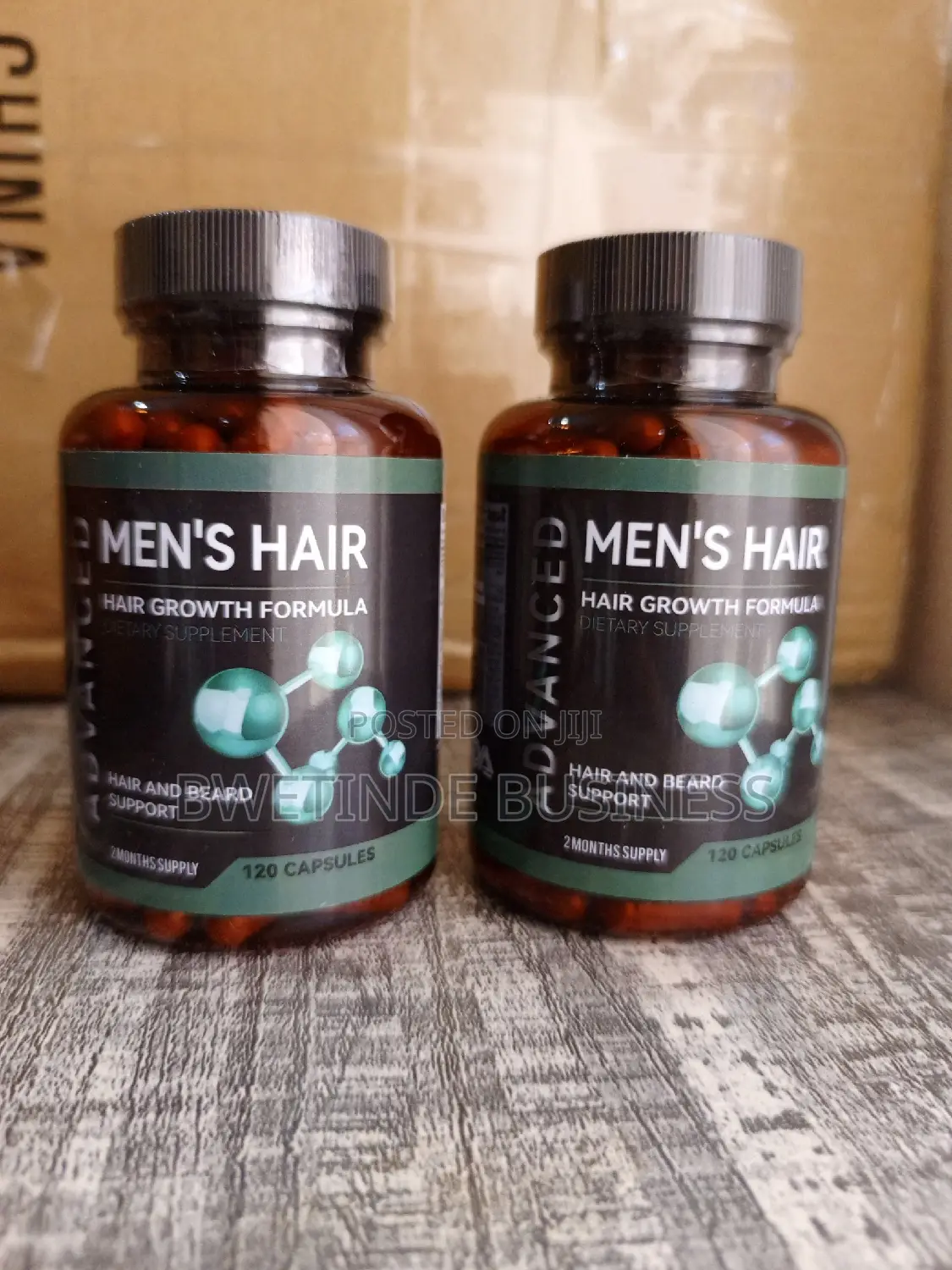 Men Hair Loss and Growth Formula, 120 Tablets