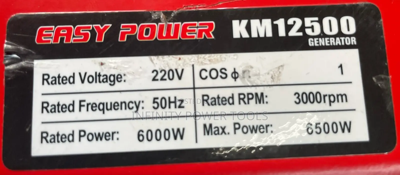 Petrol Generator Easy Power KM12500