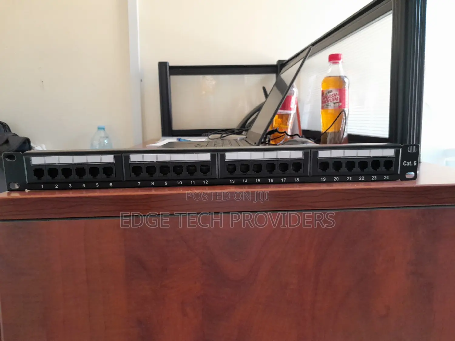 24 Port Patch Panel Cat6 UTP Unshielded Fully-Loaded