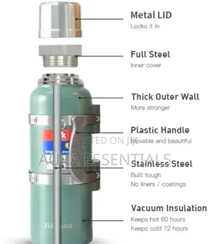 JK Hot Cold Stainless Steel Vaccum Insulated 3L, 60 Hours