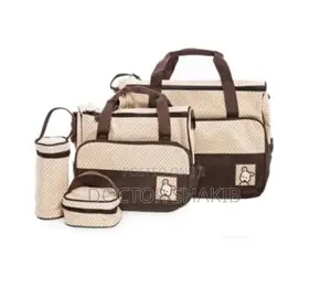 Generic New Design 5 In 1 Baby Diaper Nappy Women's Bag