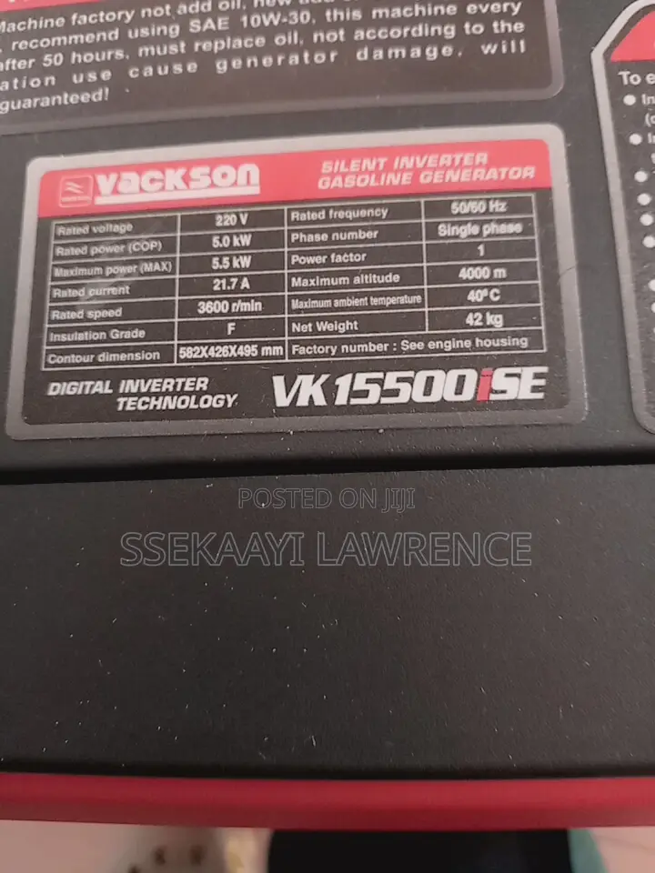 Super Silent Generator 5.5kva