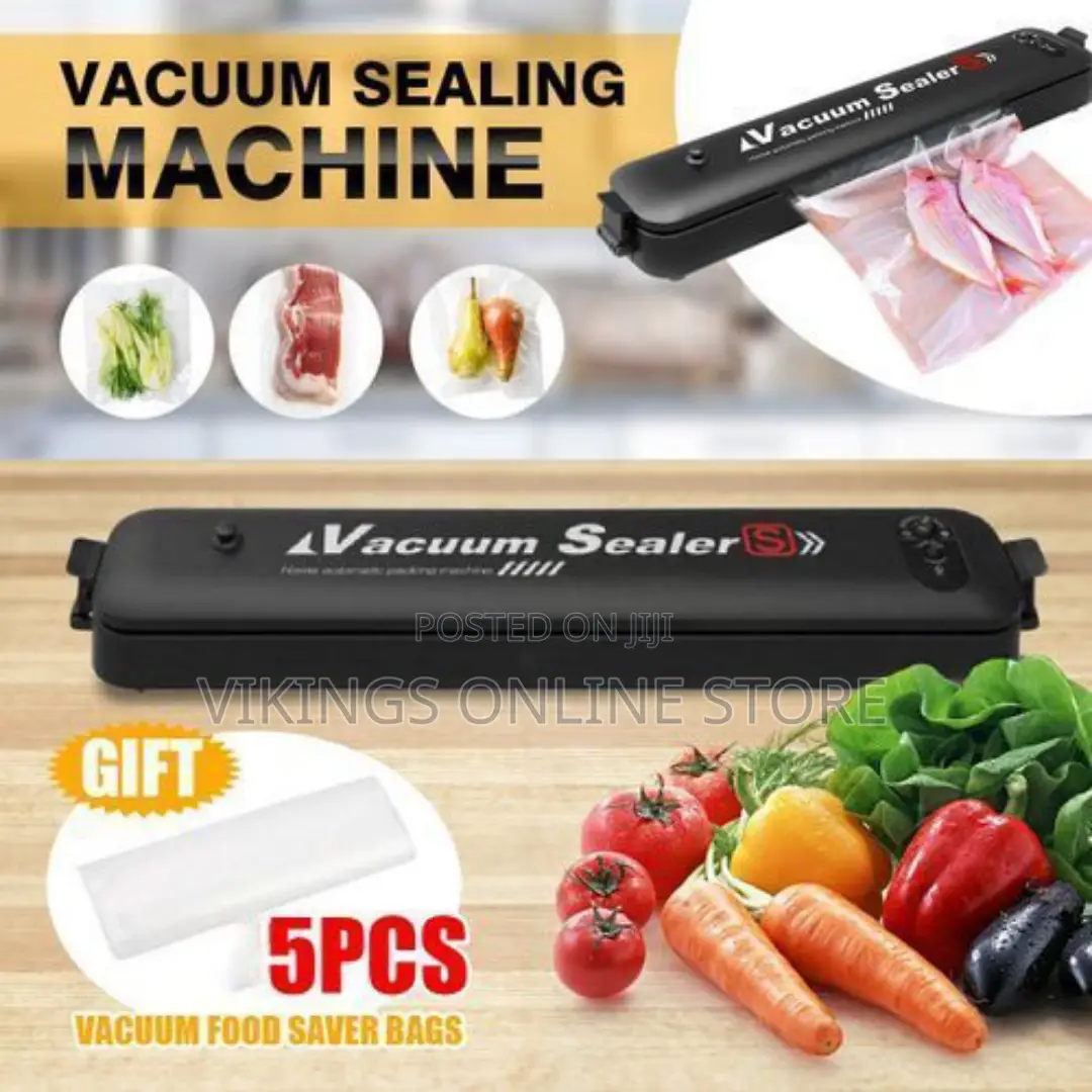 Automatic Food Vacuum Sealer With 5PCS Sealer Bags