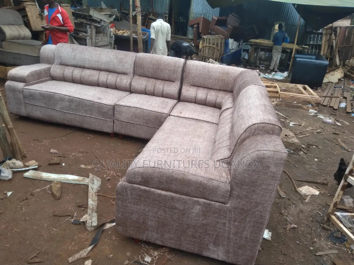 L Sofa Set in 6 Seater on Order