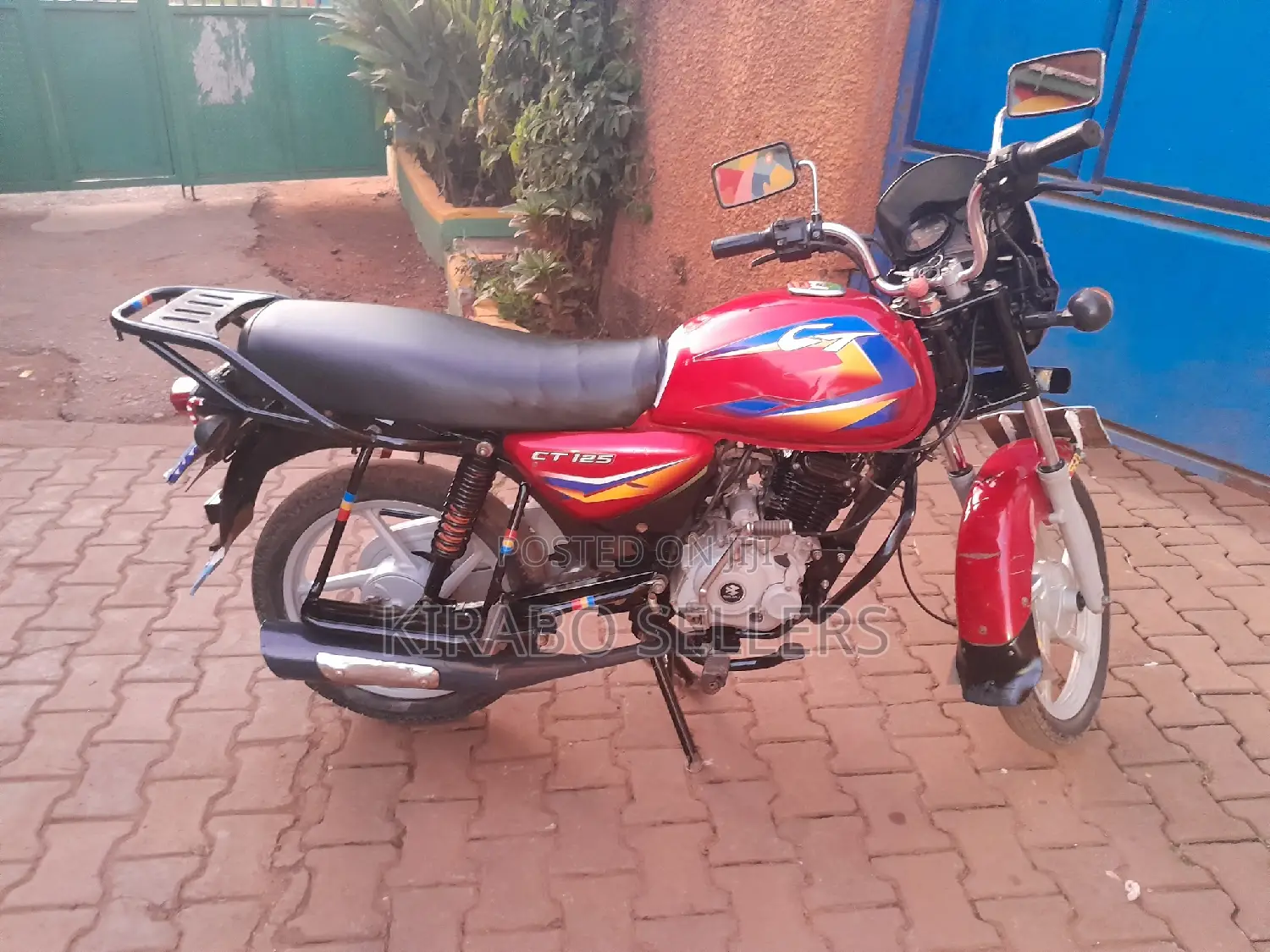 New Bajaj CT 110X 2023 Red