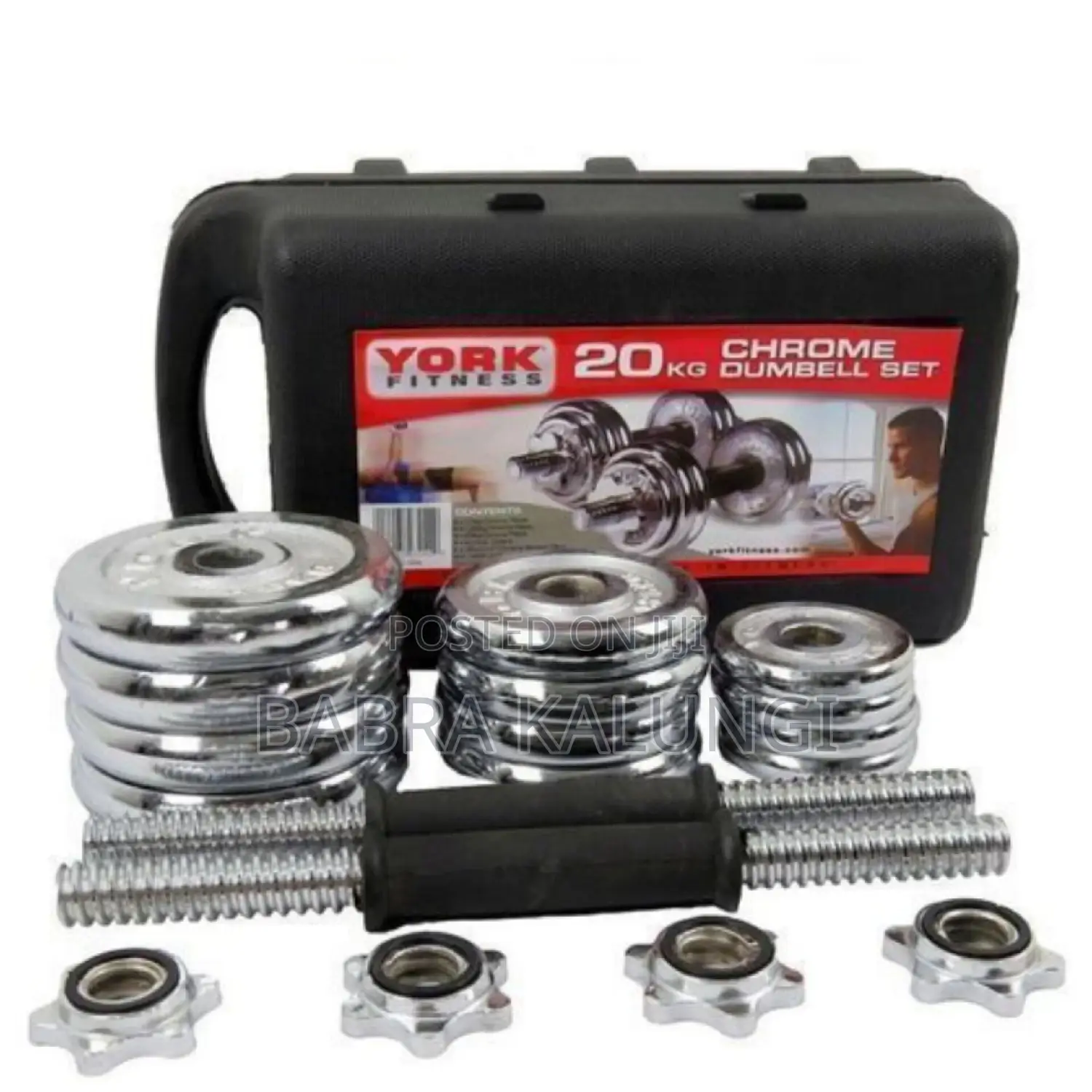 20kg Adjustable Chrome Set