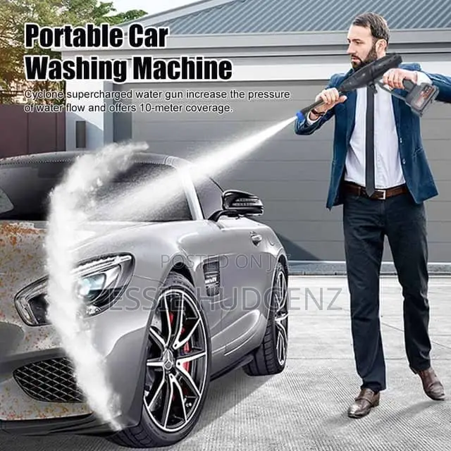 Carwasher With 2 Rechargeable Batteries