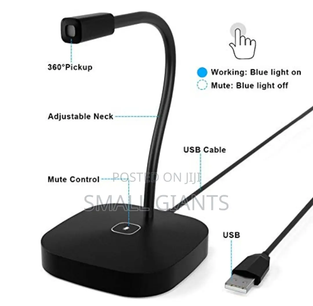 Promate Omnidirectional USB Desktop Microphone