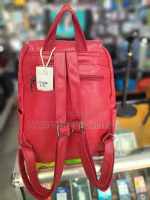 Ladies / Women's Antitheft Back Pack- Red
