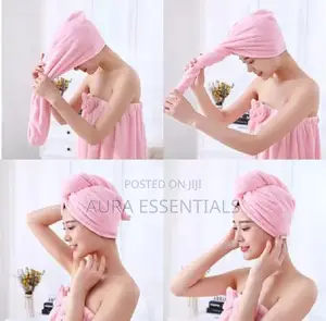 2pcs Bath Skirt Shower Cap Women Bath Towel