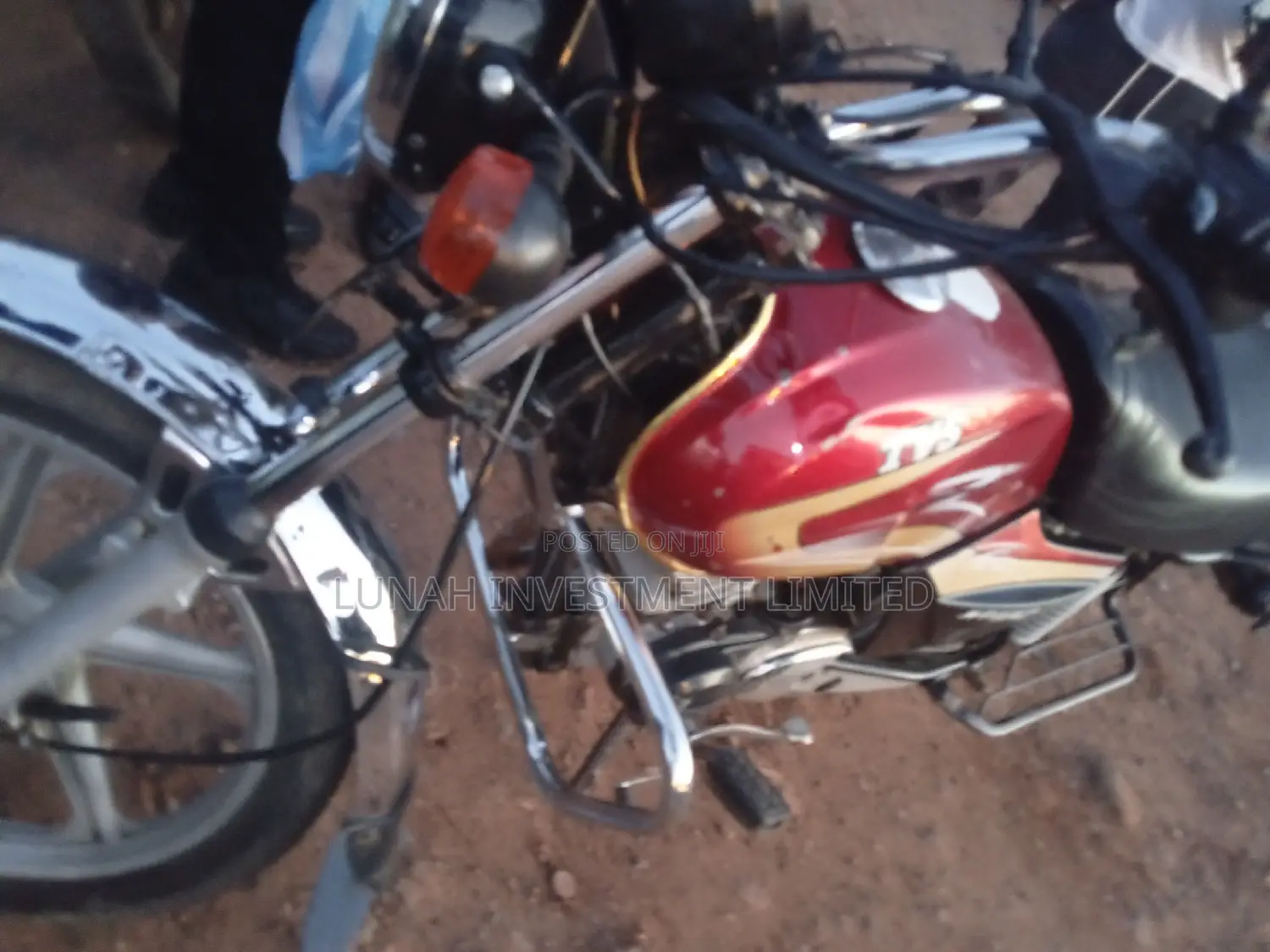 TVS XL 100 2020 Red