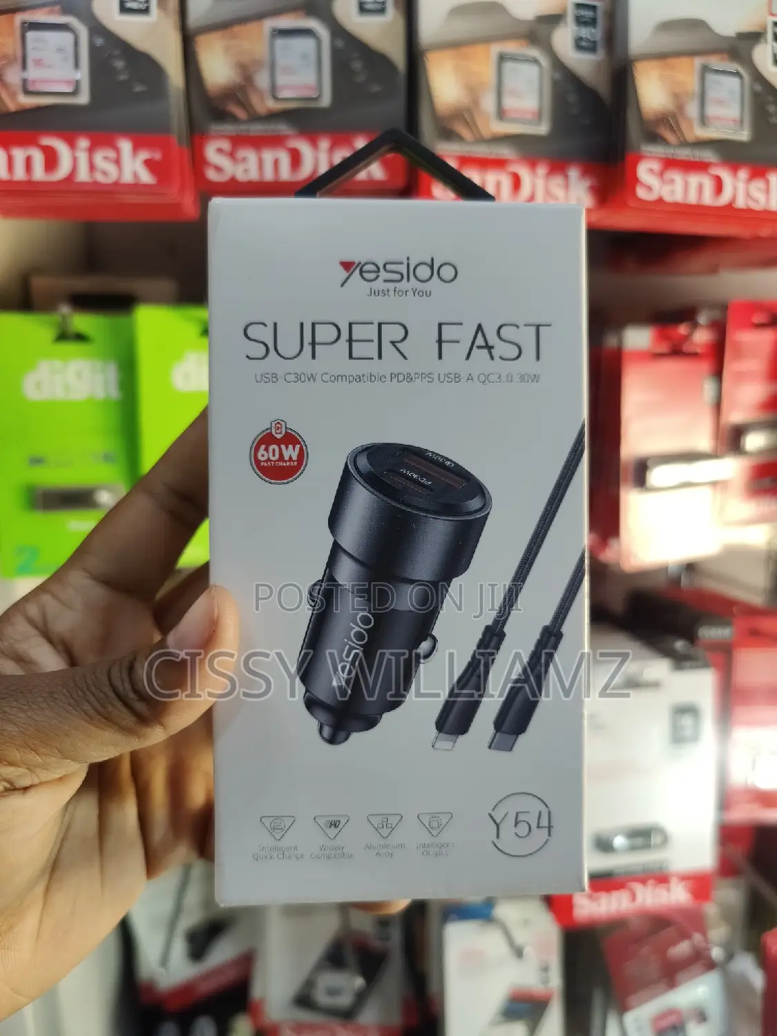 60W Car Charger/Fast Car Charger/Dual Port Car Charger