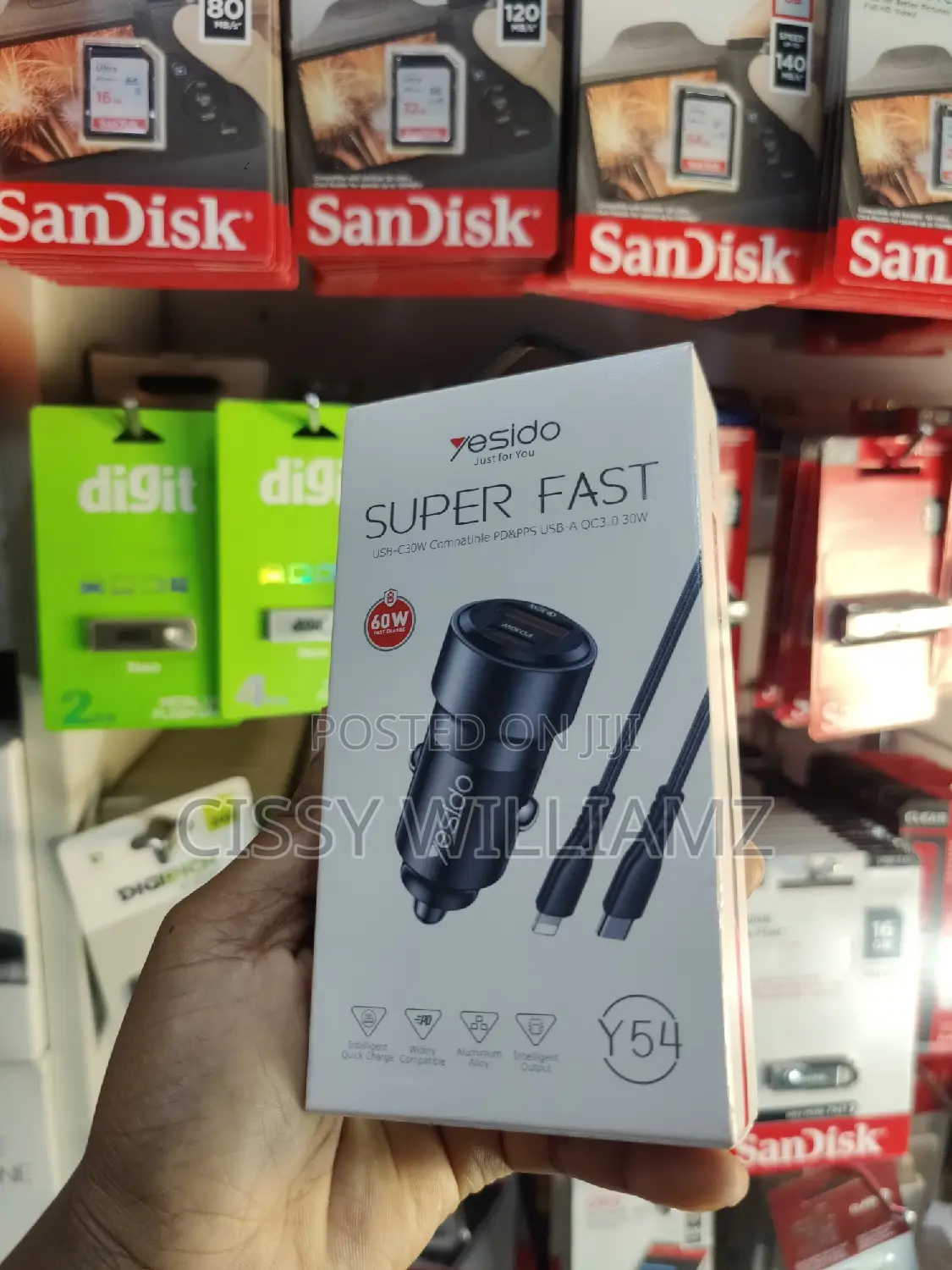 60W Car Charger/Fast Car Charger/Dual Port Car Charger