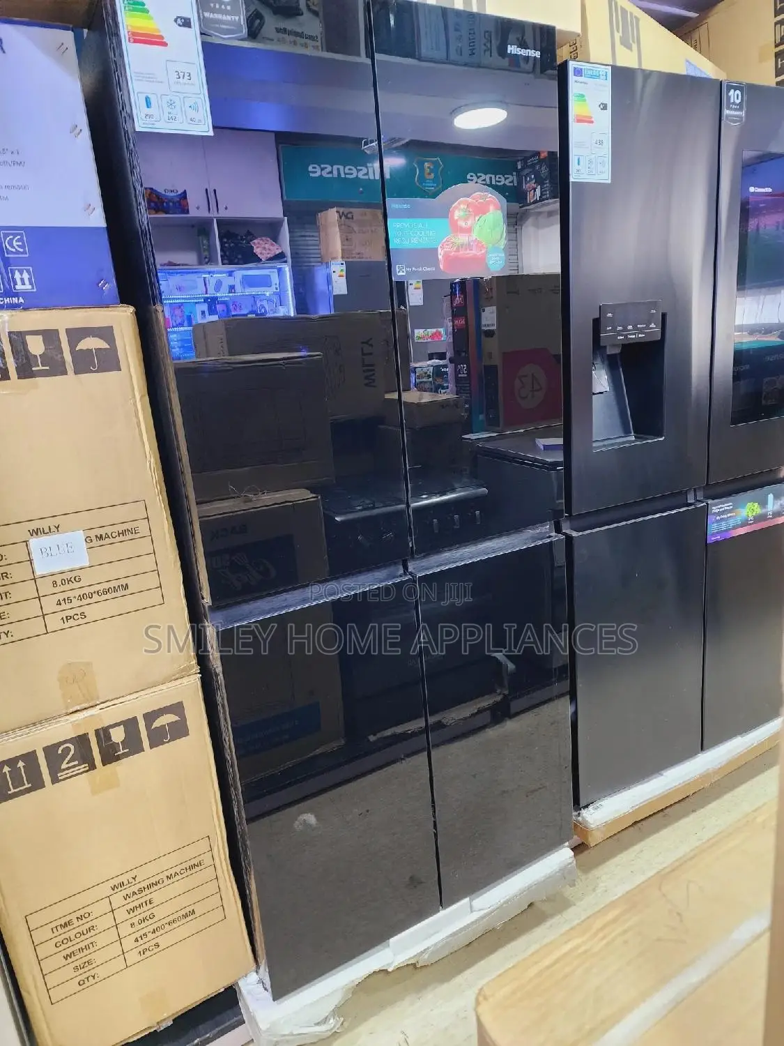 561ltrs Hisense Side by Side Refrigerator