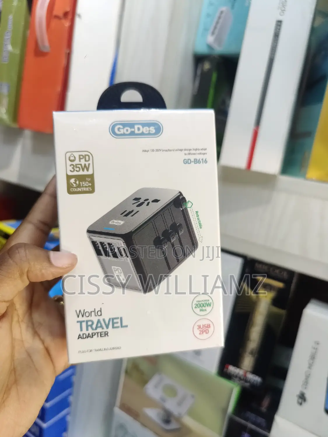 Universal Travel Adapter/Go-Des Travel Adapter/Wall Charger