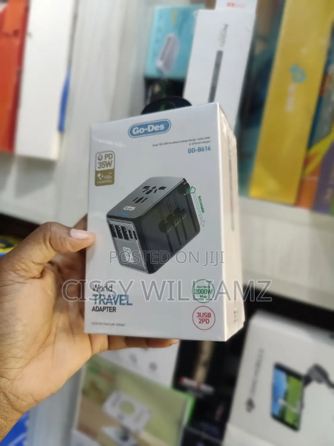 Universal Travel Adapter/Go-Des Travel Adapter/Wall Charger
