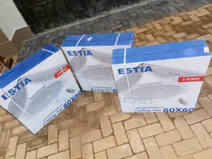 Estia Ceiling Fan With a Remote and Lights