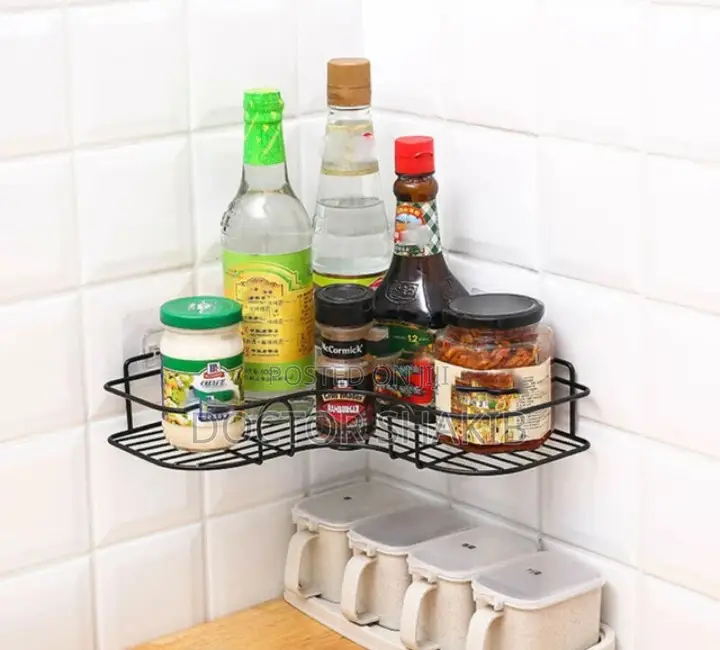 Bathroom Corner/ Kitchen Storage Holder Organizer Shelf