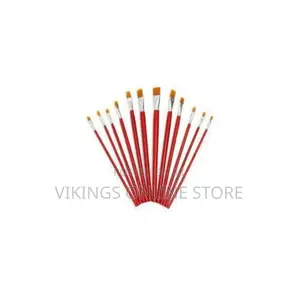 Photo - Professional Acrylic Art Brushes, 12pcs
