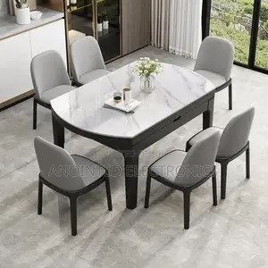 Marble Dinning Table 6 Seats