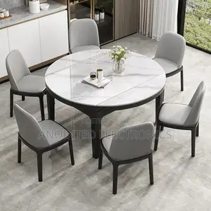 Marble Dining Table Round 6 Seaters