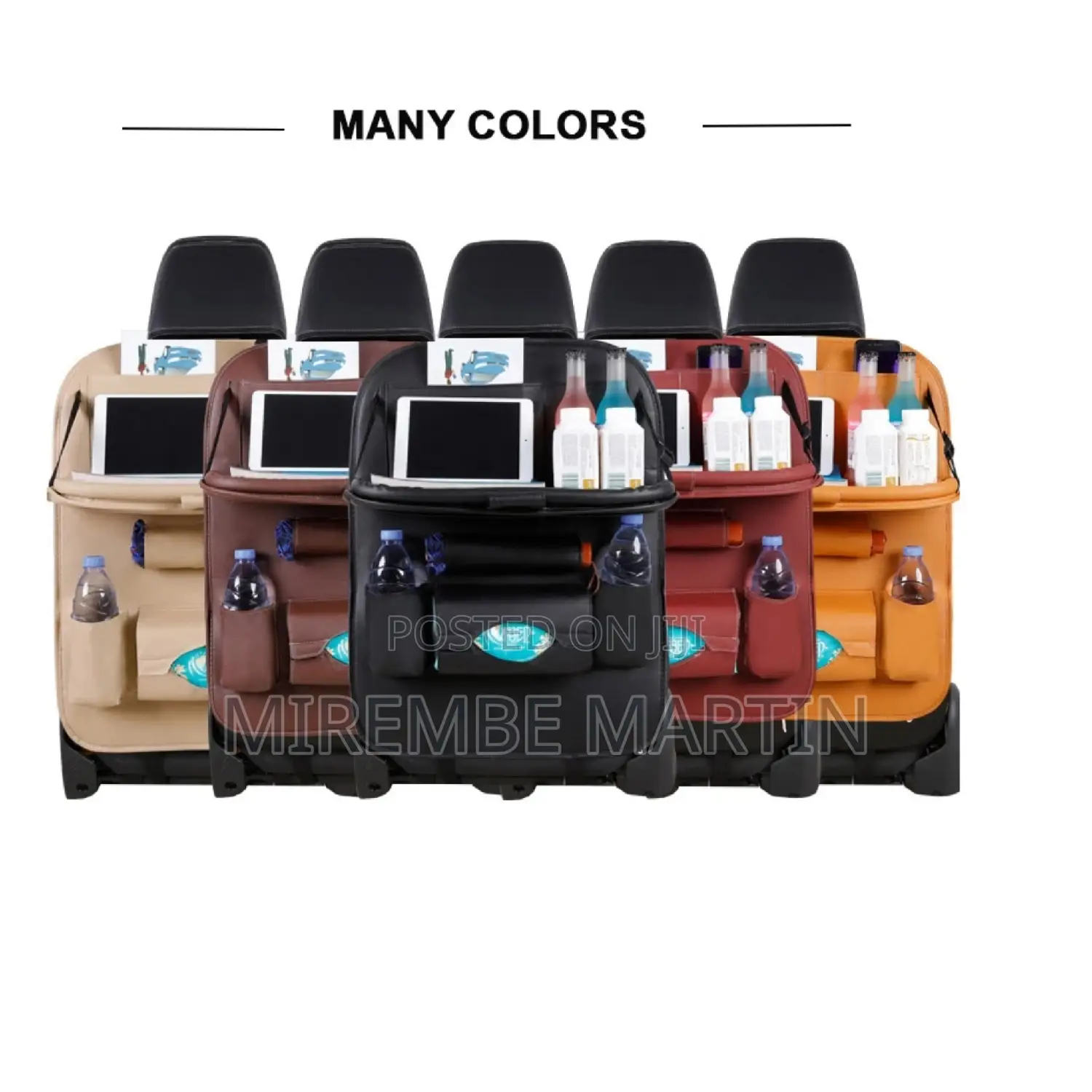 Leather Car Back Seat.