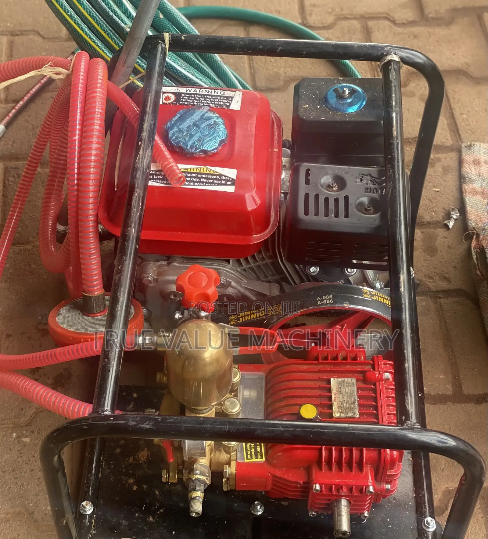 Car Washer With A High Pressure Pump