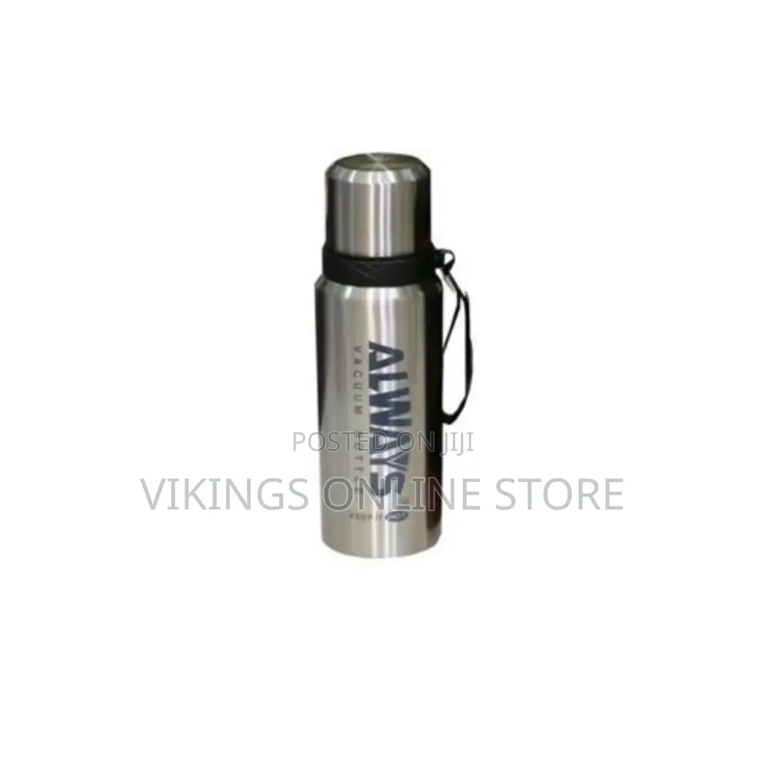 Always Stainless Steel Hot and Cold Flask- Silver