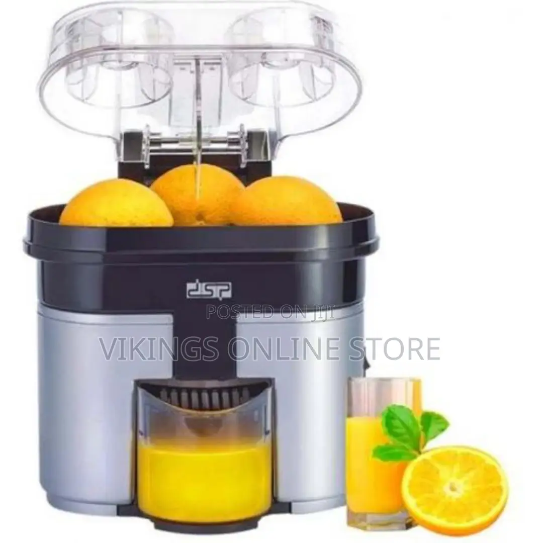 DSP Fast Electric Citrus Double Juicer Extractor-Silver