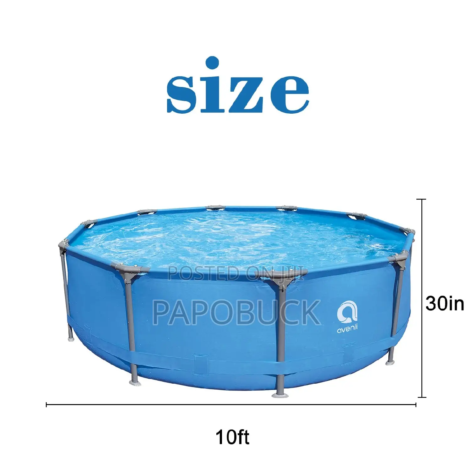 10ft Wide Avenli Swimming Pool